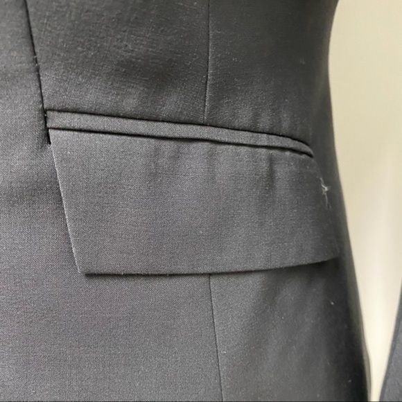 Ann Taylor Wool Blend Gathered Sleeve Blazer - Picture 7 of 9